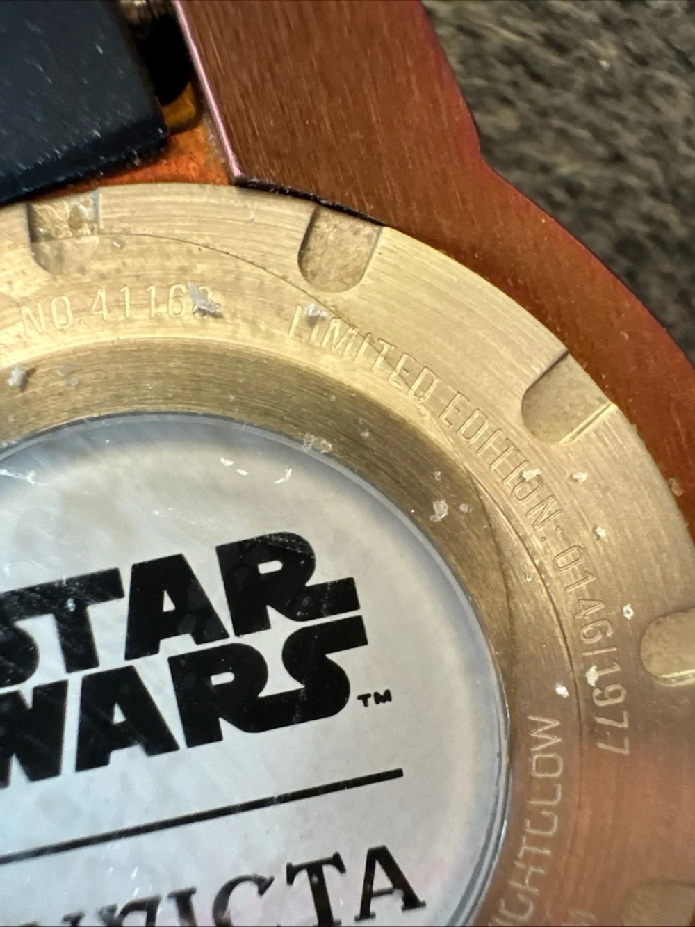 Invicta Star Wars watch with Darth Vader’s face